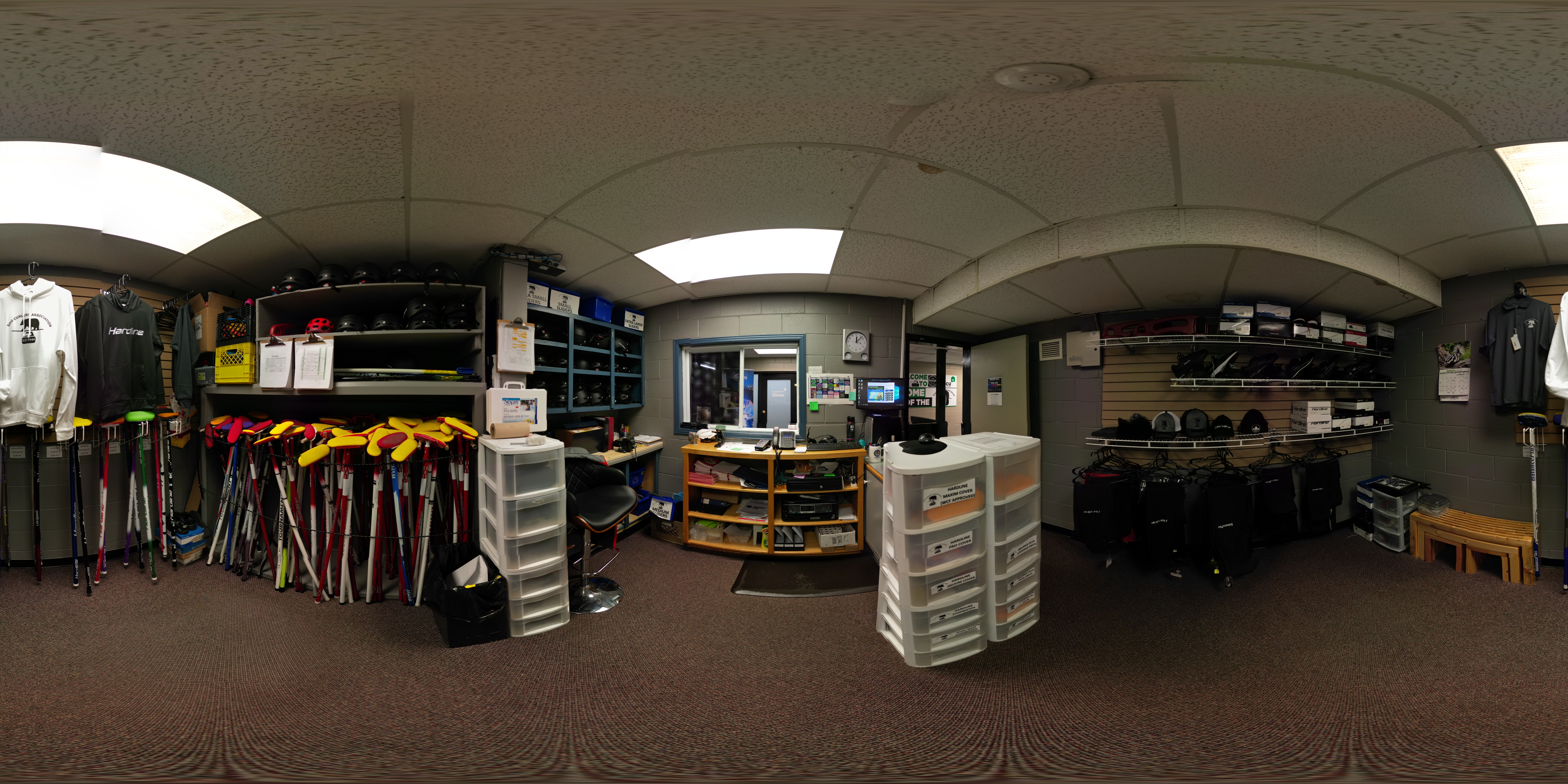 Proshop interior